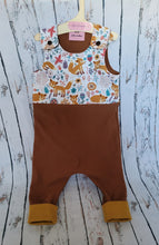 Charger l'image dans la galerie, Salopette évolutive bicolore renards