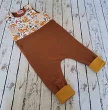 Charger l'image dans la galerie, Salopette évolutive bicolore renards