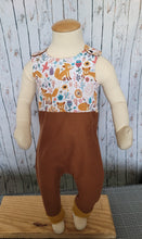 Charger l'image dans la galerie, Salopette évolutive bicolore renards